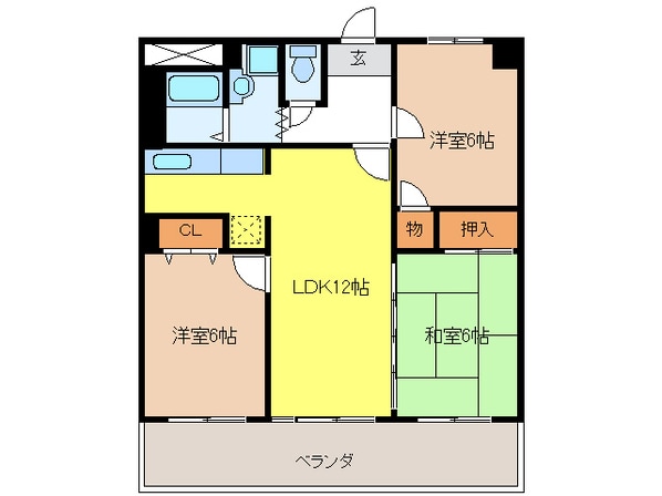 ＣＡＳＡキサラギの物件間取画像